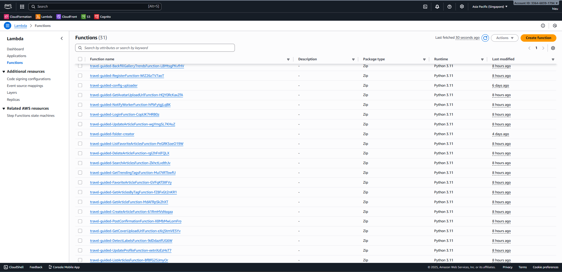 Full Lambda Functions