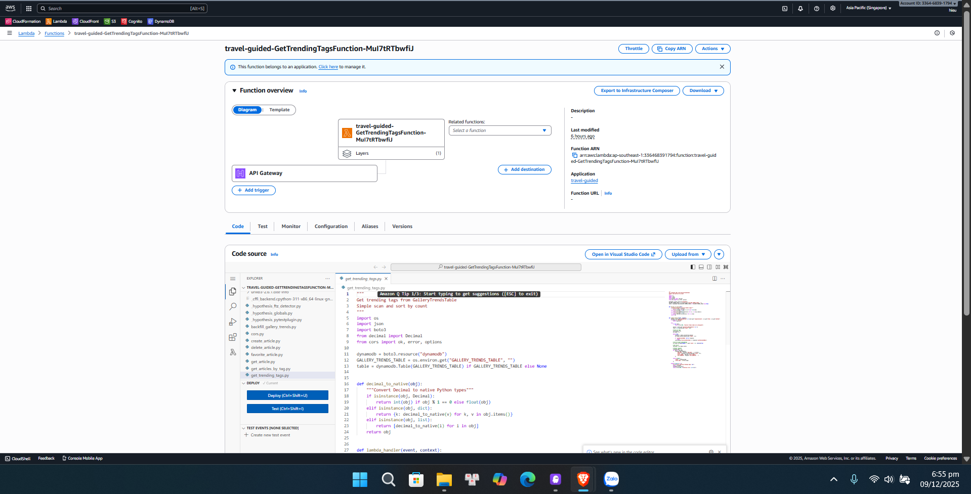 GetTrendingTags Function
